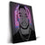 Peinture sur toile graffiti néon étoile rayée | Décor hip hop pour maison, chambre et bar