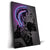 Peinture sur toile graffiti néon étoile rayée | Décor hip hop pour maison, chambre et bar