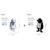 Statue Gorille Résine Banksy : Artisanat Street Art Noir et Blanc | Décoration de Luxe Salon, Bureau et Intérieur Nordique | ®