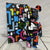 Statue Ours Bearbrick - Poupée Artisanale | Bloc de Construction 2g | Jeu de Mode Shankongji Bujia ®