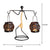 Statue nordique Moderne: Bougeoir en Métal - Accessoires Africains pour Centres de Table de Mariage & Intérieur