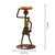 Statue nordique Moderne: Bougeoir en Métal - Accessoires Africains pour Centres de Table de Mariage & Intérieur