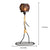 Statue nordique Moderne: Bougeoir en Métal - Accessoires Africains pour Centres de Table de Mariage & Intérieur