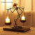 Statue art nordique bougeoir Moderne Figurines Humaines - Bougeoirs Rustiques pour Centre de Table de Mariage et Salon