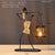 Statue art nordique bougeoir Moderne Figurines Humaines - Bougeoirs Rustiques pour Centre de Table de Mariage et Salon