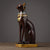 Statue Chat Égyptien Résine Artisanat Maison