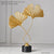 Statue art nordique feuille Moderne Feuilles en Métal - Accessoires pour Salon et Bureau