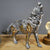 Statue Robot en Résine: Engrenage Mécanique Punk avec Motifs de Chien, Tortue, Loup, Escargot et Éléphant - Artisanat Unique