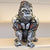 Statue Robot en Résine: Engrenage Mécanique Punk avec Motifs de Chien, Tortue, Loup, Escargot et Éléphant - Artisanat Unique
