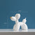 Statue Chien Ballon POP -  Décoration Intérieure Nordique Moderne