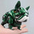 Statue robot mécanique Articulé à Chien Câlin - Rouge & Vert - Pour Joueurs et Collectionneurs