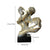 Statue Décoration Moderne - Figurine de Masque de Couple en Résine - Intérieur