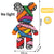 Statue ours en Briques de Diamant pour Enfant, Modèle de Couleur avec Construction Légère, Ensemble de Jouets, Cadeau d'Anniversaire