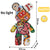 Statue ours en Briques de Diamant pour Enfant, Modèle de Couleur avec Construction Légère, Ensemble de Jouets, Cadeau d'Anniversaire
