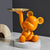 Statue Ours Nordique en Résine - Figurine Créative pour Salon, Porche et Bureau, Idéale pour le Stockage de Bonbons et la Décoration d'Intérieur