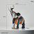 Statue éléphants en Résine - Décor Intérieur Nordique Graffiti