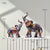 Statue éléphants en Résine - Décor Intérieur Nordique Graffiti