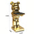 Statue Ours de Dessin Animé Galvanisé en Résine - Élégant Support de Rangement de Bijoux et Cadeaux de Célébration