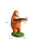 Statue Ours de Dessin Animé Galvanisé en Résine - Élégant Support de Rangement de Bijoux et Cadeaux de Célébration