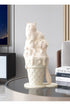 Statue Chat Crème Glacée | Décoration Moderne pour Bibliothèque, Étagère et Chambre | cadeau ®