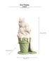 Statue Chat Crème Glacée | Décoration Moderne pour Bibliothèque, Étagère et Chambre | cadeau ®