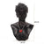 Statue nordique cou Moderne - Sculpture Nordique en Résine - Présentoir Élégant pour Bijoux, Boucles d'Oreilles et Colliers