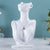 Statue nordique cou Moderne - Sculpture Nordique en Résine - Présentoir Élégant pour Bijoux, Boucles d'Oreilles et Colliers