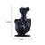 Statue nordique cou Moderne - Sculpture Nordique en Résine - Présentoir Élégant pour Bijoux, Boucles d'Oreilles et Colliers