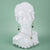 Statue nordique cou Moderne - Sculpture Nordique en Résine - Présentoir Élégant pour Bijoux, Boucles d'Oreilles et Colliers