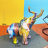 Statue Éléphant en Graffiti Coloré - Sculpture d'Art et Décoration Luxe