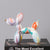 Statue Chien Ballon - Sculpture en Résine Graffiti - Art Nordique pour Bureau et Maison