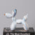 Statue Chien Ballon - Sculpture en Résine Graffiti - Art Nordique pour Bureau et Maison