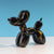 Statue Chien Ballon - Sculpture en Résine Graffiti - Art Nordique pour Bureau et Maison