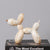 Statue Chien Ballon - Sculpture en Résine Graffiti - Art Nordique pour Bureau et Maison