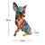 Statue Chien Moderne - Graffiti Nordique sur Chihuahua & Bouledogue
