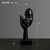 Statue nordique visage Moderne - Sculpture Abstraite en Résine Visage Rick - Artisanat d'Art Luxe