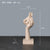 Statue nordique visage Moderne - Sculpture Abstraite en Résine Visage Rick - Artisanat d'Art Luxe
