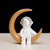 Statue d'Astronaute en Résine : Figurine Éducative et Décorative pour Bureau et Maison - Modèle Idéal pour Enfants - Cadeau Unique