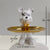 Statue d'Ours en Résine avec Plateau de Rangement - Sculpture Artisanale pour Clés, Collations et Décoration de Table.