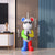 Statue d'Ours de Sabre Lumineux : Décoration de Luxe pour Maison Moderne - Sculpture de Sol Impressionnante pour Salon, Canapé et Meuble TV.