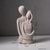 Statue nordique Moderne: Couple Abstrait en Résine - Art Moderne pour Salon et Bureau - Figurine Artistique