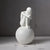 Statue nordique Moderne: Couple Abstrait en Résine - Art Moderne pour Salon et Bureau - Figurine Artistique