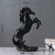 Statue cheval en résine pour la décoration de la maison, animal créatif, souvenir, salon, bureau d'étude