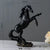Statue cheval en résine pour la décoration de la maison, animal créatif, souvenir, salon, bureau d'étude