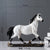 Statue cheval en résine pour la décoration de la maison, animal créatif, souvenir, salon, bureau d'étude