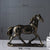 Statue cheval en résine pour la décoration de la maison, animal créatif, souvenir, salon, bureau d'étude