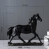 Statue cheval en résine pour la décoration de la maison, animal créatif, souvenir, salon, bureau d'étude