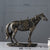 Statue cheval en résine pour la décoration de la maison, animal créatif, souvenir, salon, bureau d'étude