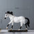 Statue cheval en résine pour la décoration de la maison, animal créatif, souvenir, salon, bureau d'étude