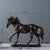 Statue cheval en résine pour la décoration de la maison, animal créatif, souvenir, salon, bureau d'étude